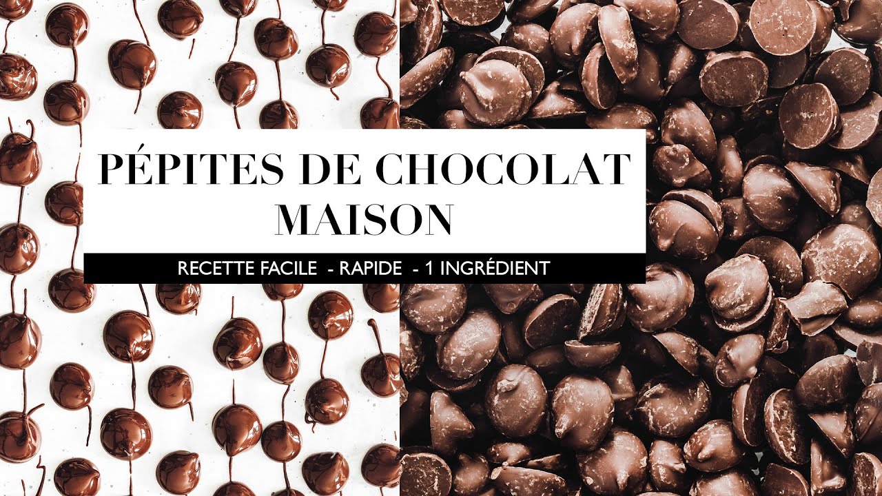 Comment faire des pépites de chocolat maison I Facile et rapide avec 1