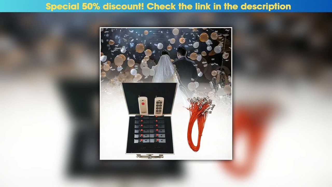 Best 10 12 Channel Remote Control Balloon Blasting Machine with Flight Case Stage Party Decorations