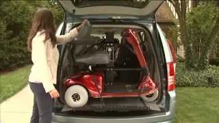 Brunos | VSL-4000HW Joey Interior Platform Vehicle Lift
This simple to use product lifts and stores your unoccupied scooter or power chair inside your minivan or full size van at the touch of a button. Simply roll your mobility device on the platform from either side, hit a button, and let the Joey lift and store your mobility device for you. Securement belts are included for safety during transport. An optional barrier system is available for added safety and convenience. Brunos | VSL-4000HW Joey Interior Platform Vehicle Lift