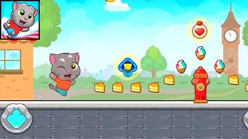 Talking Tom Candy Run - Gameplay Walkthrough - (Android, iOS)