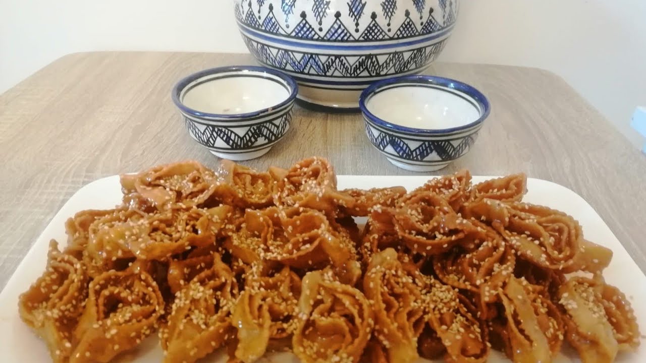 شباكية بدون غلوتين           chebakia sans gluten