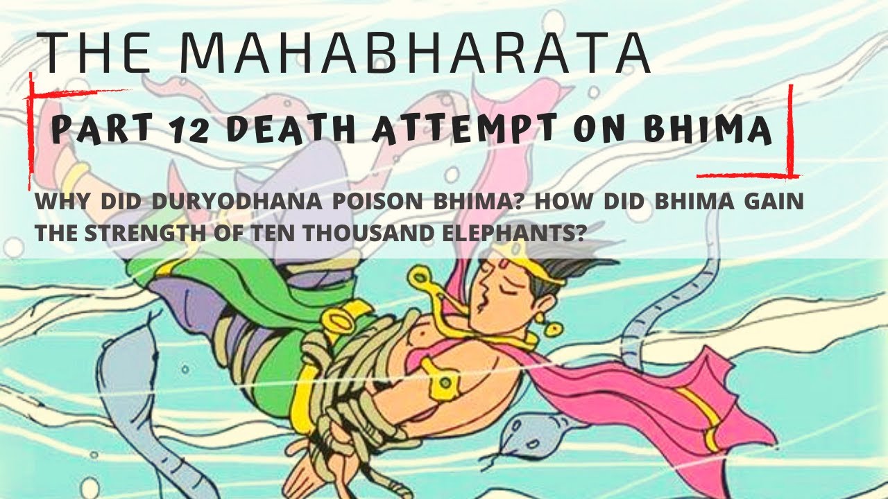 Mahabharata | Part 12 | Death Attempt on Bhima | Illustrated AudioBook in English