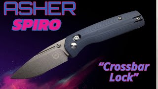 Another Asher Spiro! Crossbar lock version #knives #edc #crossbarlock screenshot 5