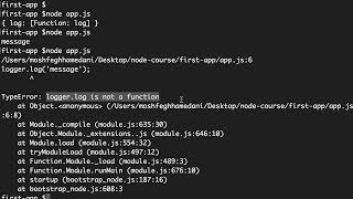08 Loading Requiring a Module in Node js