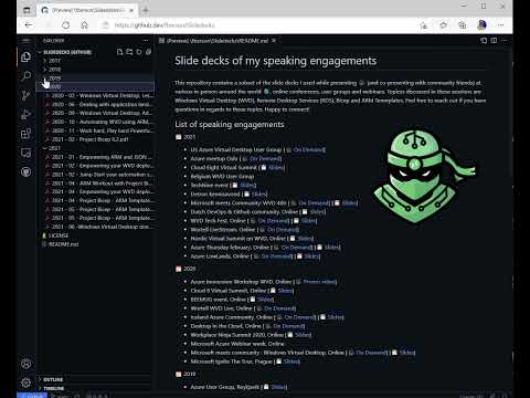 Press . on any GitHub repo for instant access to VSCode web editor!