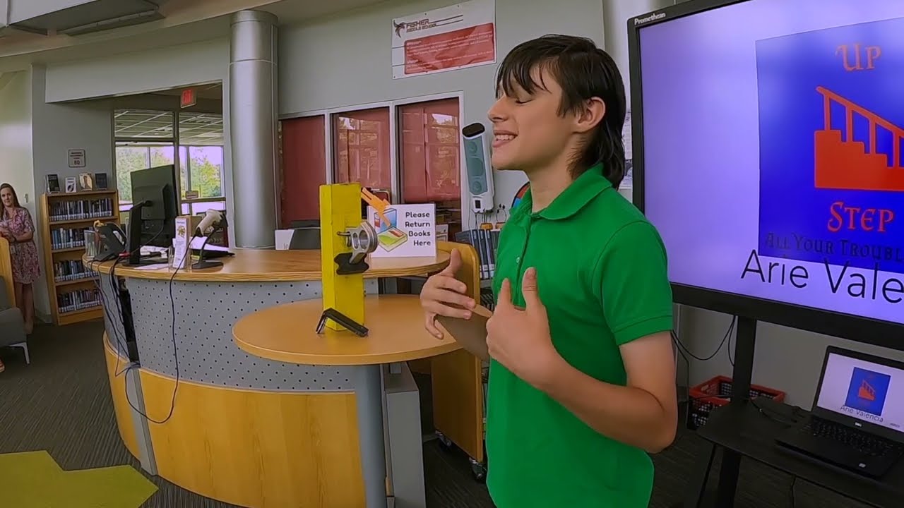 Fisher Middle School STEAM students take part in Shark Tank-style competition