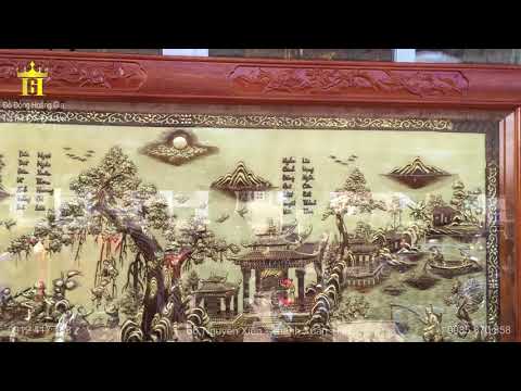Video Tranh Đồng Quê Bằng Đồng Hun Hàng Kỹ 2m32x1m28 - youtube