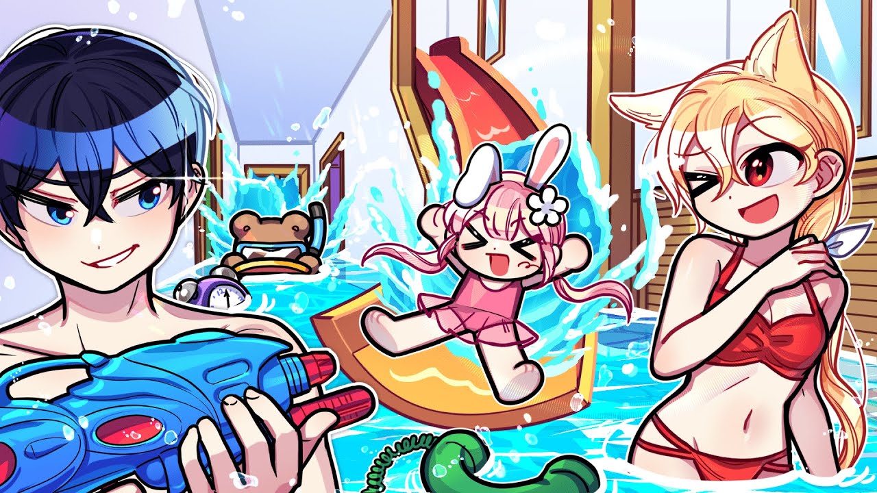 👙우리집이 워터파크가 되었어요!! 집안에 워터슬라이드를 만들다?