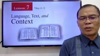 Language, Text, Context
