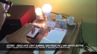 Wireless 2 Gang multiway Setting