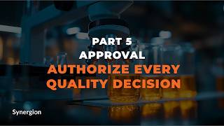Controlled Laboratory Result Approval with LIMS | Synergion LIMS