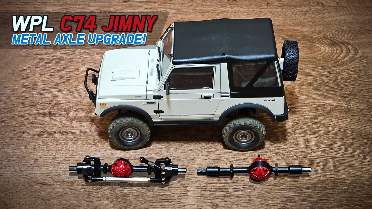 wpl c74-1 jimny metal axle upgrade! & climbing angle test! /wpl