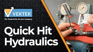 Quick Hit - How to Set a Sequence Valve by Vektek Hydraulic Workholding 508 views 1 year ago 2 minutes, 3 seconds