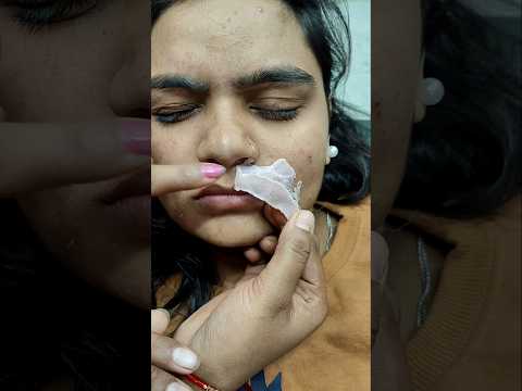 Upper Lip Kaise Karen Ghar Per Trending Viral YouTube Short Nisha Beauty Parlour Yt Cold Wax 
