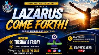 LAZARUS COME FORTH || PRAYERRAIN LIVE || 30TH JUNE, 2026