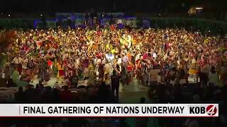 Crowds gather for the final Gathering of Nations