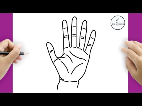 Comment dessiner une main facilement | Tutoriel de dessin pour débutants