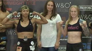 Helen Peralta vs. Kay Hansen - Weigh-in Face-Off - (Invicta FC 31) - /r/WMMA