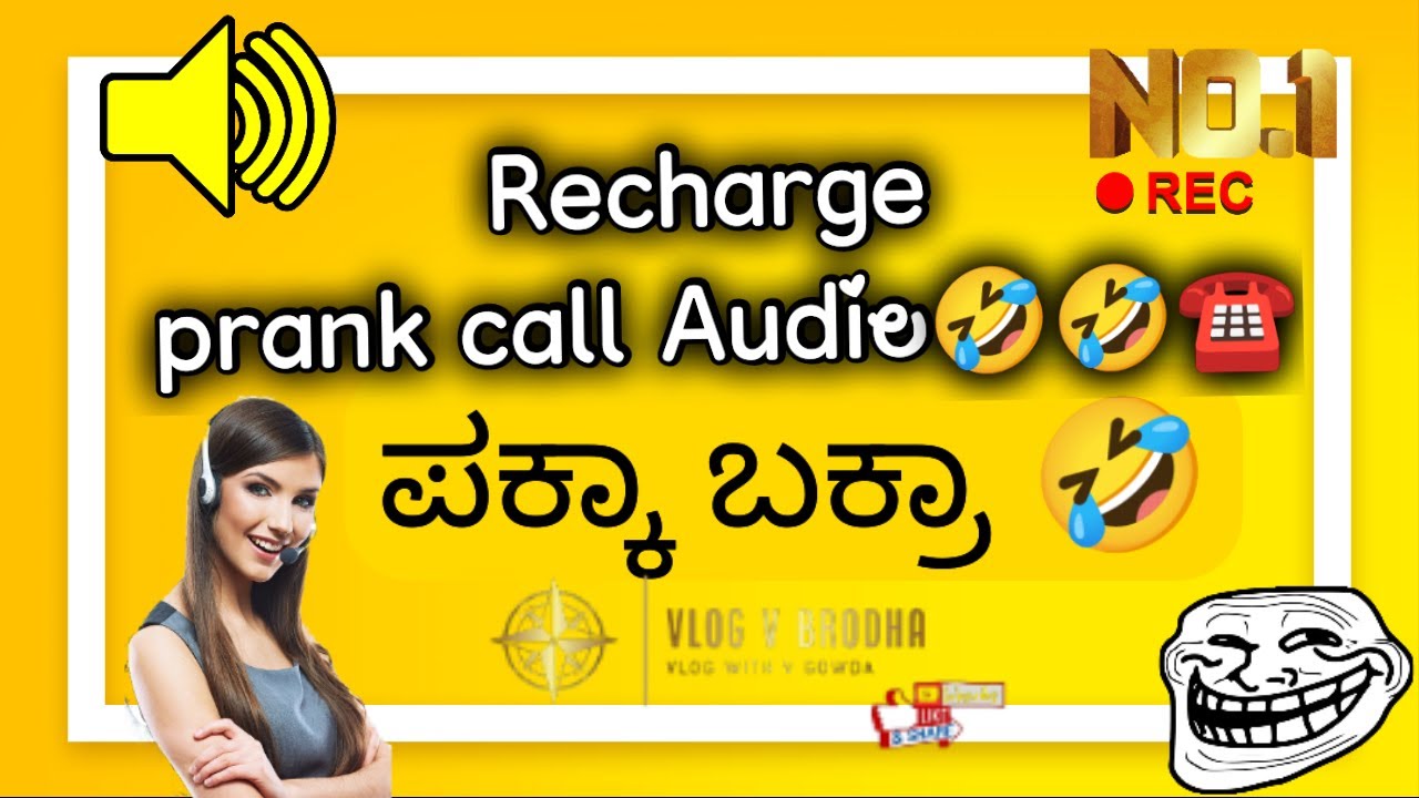 Recharge girl prank call Audio Kannada🔥💥🤣 #prank #vlogvbredha # ...
