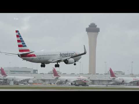 American Airlines flight aborts takeoff in Miami after business jet enters the same runway