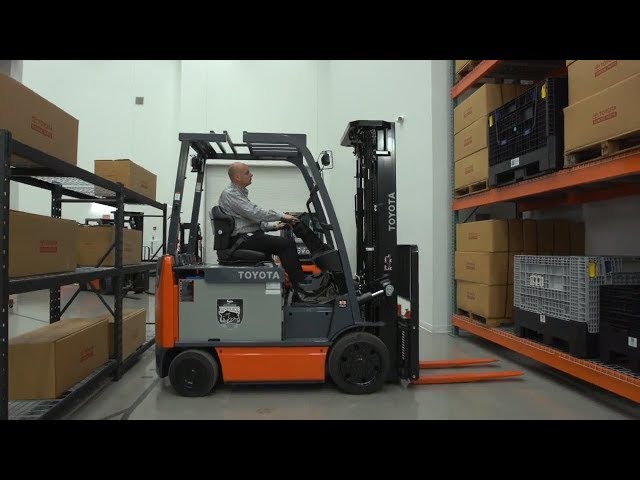 Toyota Material Handling | Forklift Safety: Warehouse Forklifts & Aisle Widths