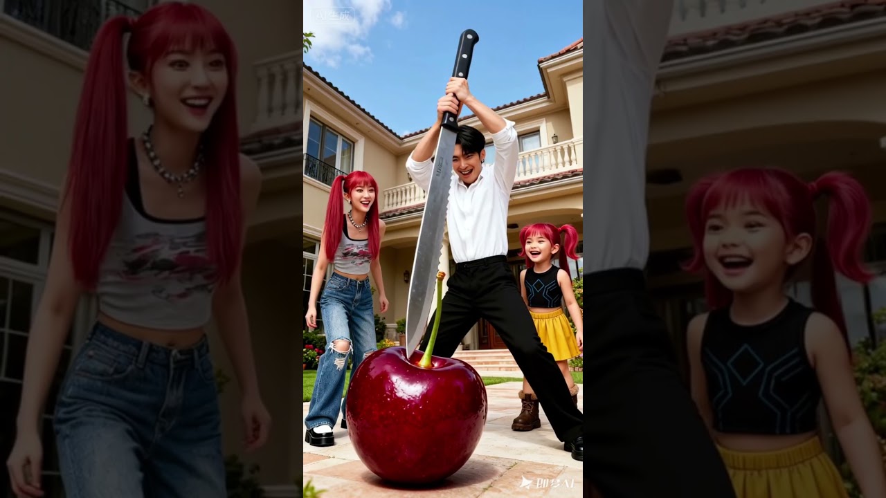 We Found a CAR-SIZED Cherry! 🍒 | Giant Fruit Adventure & Family Fun