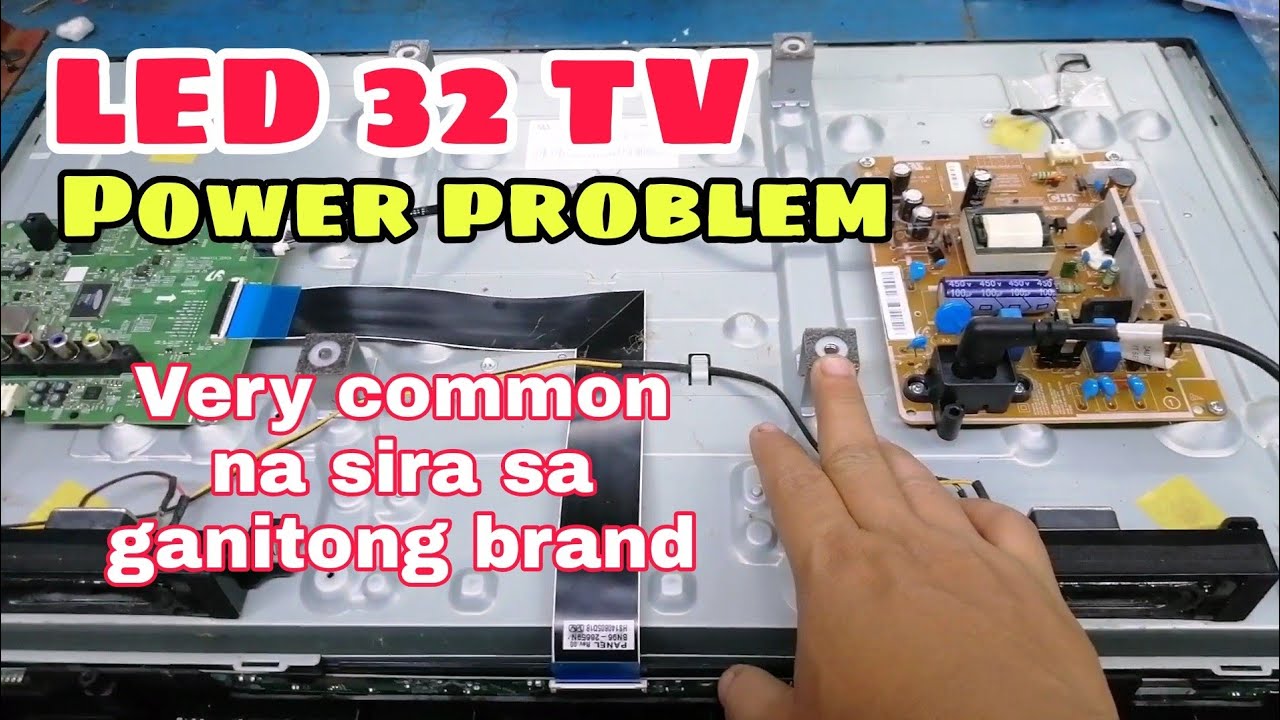 Samsung 32 led tv no power problem. YouTube