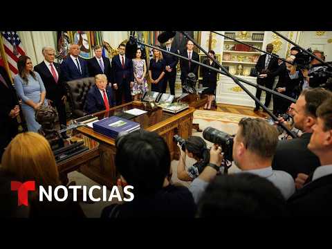 CNN responde a veto de la Casa Blanca y exige derecho constitucional a reportar | Noticias Telemundo