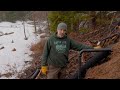 Plumbing the Kitchen Sink in my Off Grid Log Cabin, Root Cellar Renovations