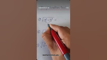 squares of sum of cubes of natural number #maths #algebra #squareroot #cube