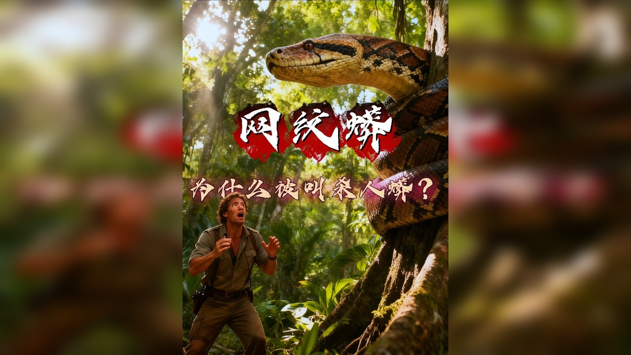网纹蟒是世界上最长的蛇，它和森蚺哪个更大？它真的会吃人吗？