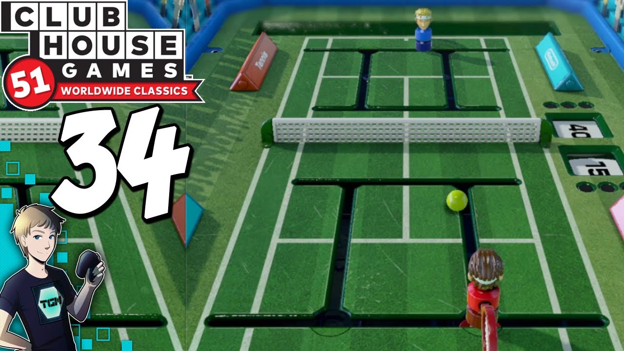 Clubhouse Games 51 Worldwide Classics Part 34 Toy Tennis YouTube