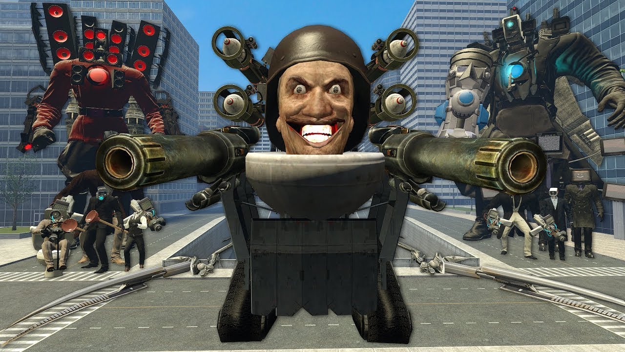 🤯 Skibidi vs Cameramen – GMod Showdown in 4K!