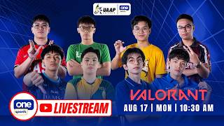 LIVE: 2026 UAAP ESPORTS | VALORANT | AUGUST 17 screenshot 1