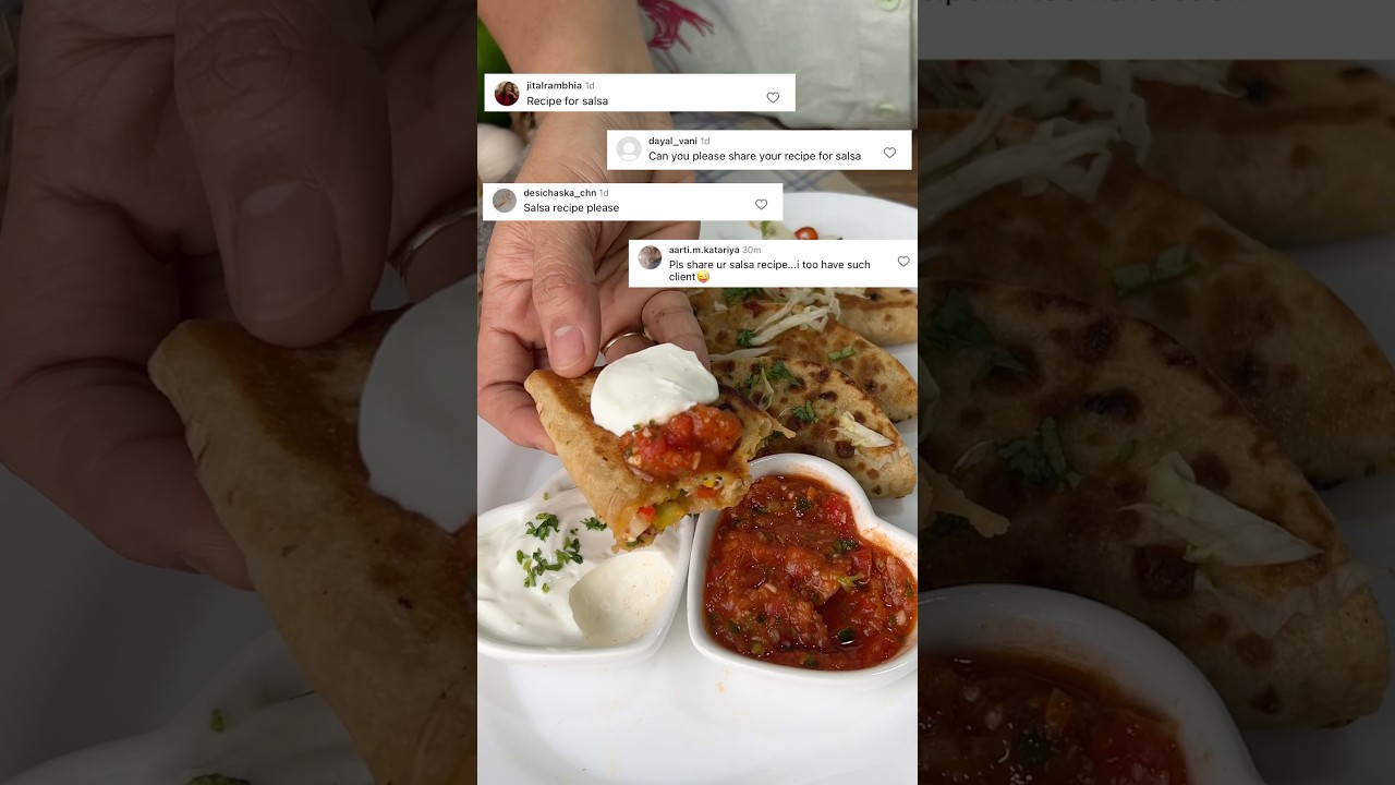 5-minute salsa 😍 perfect to enhance the taste of any dish!