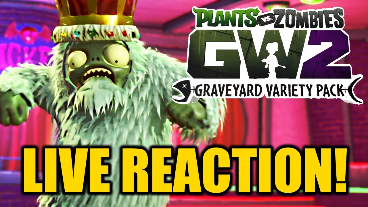 Plants vs Zombies Garden Warfare 2 - Graveyard Variety Pack Trailer "LIVE REACTION"