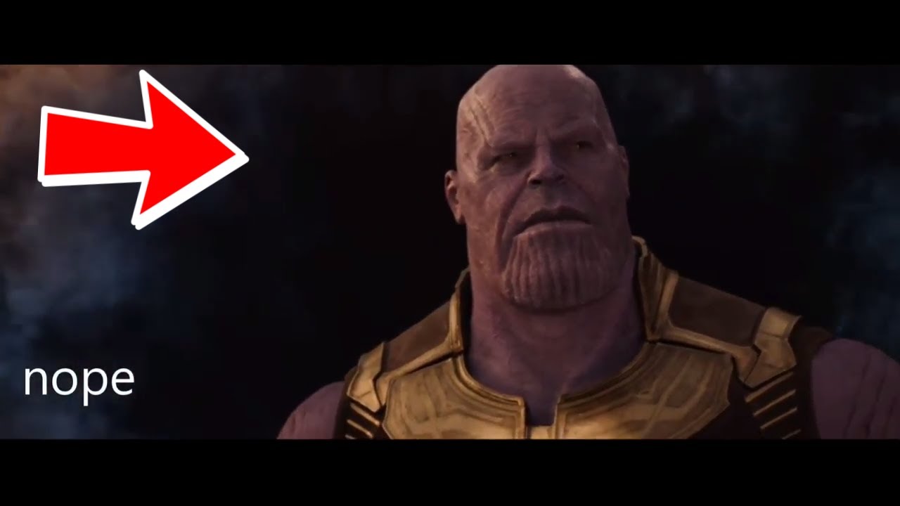 Thanos Is Afraid Of Earth Avengers Infinity War Meme YouTube