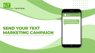 Send your text marketing campaign | ExpertTexting