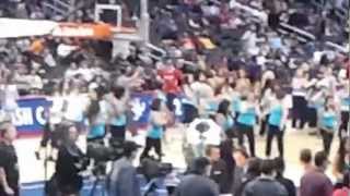 Bradley's dunk at Staples Center Clippers Game