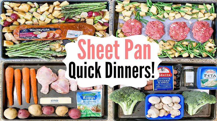 6 Cheap & Fancy Sheet Pan Dinners | ONE PAN MEALS ...