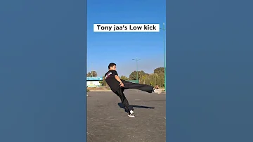 Tony jaa's Low kick ⭐️Tutorial⭐️