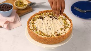 No Bake Cannoli Cheesecake