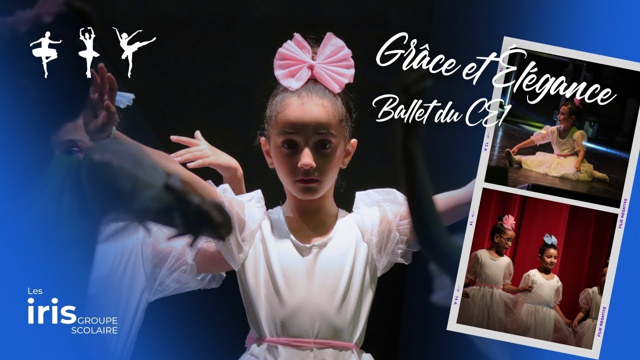 Grâce et Élégance - Ballet du CE1 à la Fête de l'École Les iris