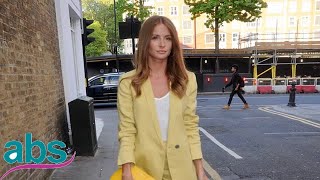Millie Mackintosh Looks Terrific In Lemon Suit As She Enjoys Party Abs Us Daily News