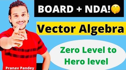 Free Live Vector Algebra|3-D Geometry Lectures|Pranav Pandey