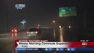 Messy morning commute expected