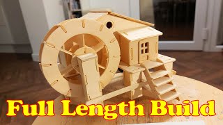Woodcraft Construction Kit P068 Water Wheel FULL LENGTH BUILD
