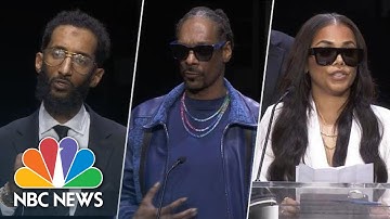 Watch Highlights From Nipsey Hussle’s ‘Celebration Of Life’ Funeral Service | NBC News