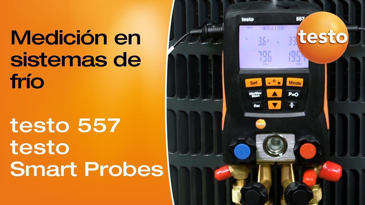 Testo 557 y Testo Smart Probes Refrigeración - Medición en un sistema de frío | Be Sure