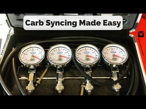 Motorcycle Carb Tuning With Vacuum Gauge